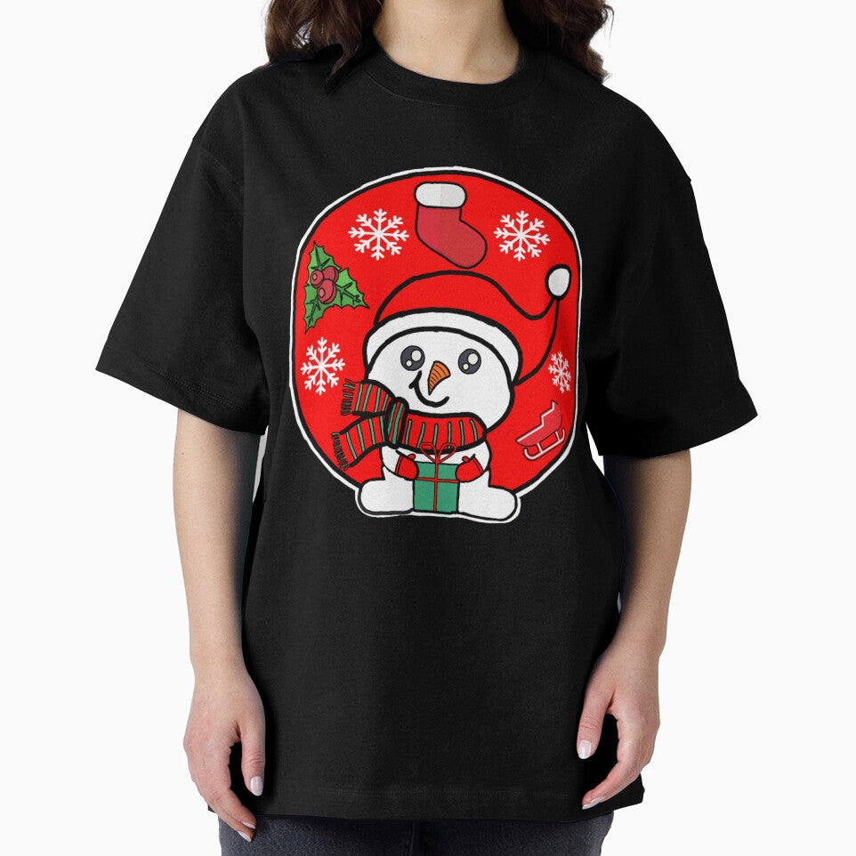 Kawaii Christmas Snowman's Gift by GarnersDesigns