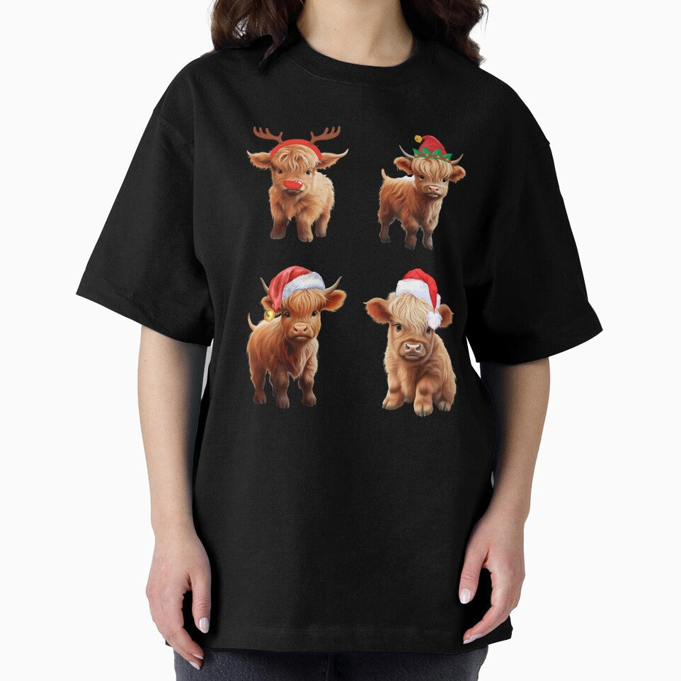 Cute Christmas Baby Highland Cows by TheAnimalZ00