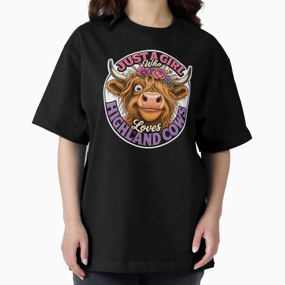 Just A Girl Who Loves Highland Cows by Wilcox PhotoArt