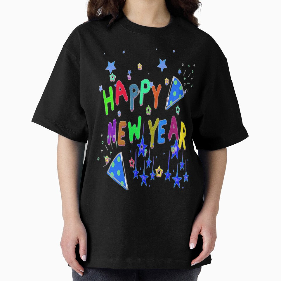 Happy New Year Colorful Playful Happy Lettering Design,2, Howdy New Year,New Years Celebration, New Years Eve Countdown by Adri Barnard