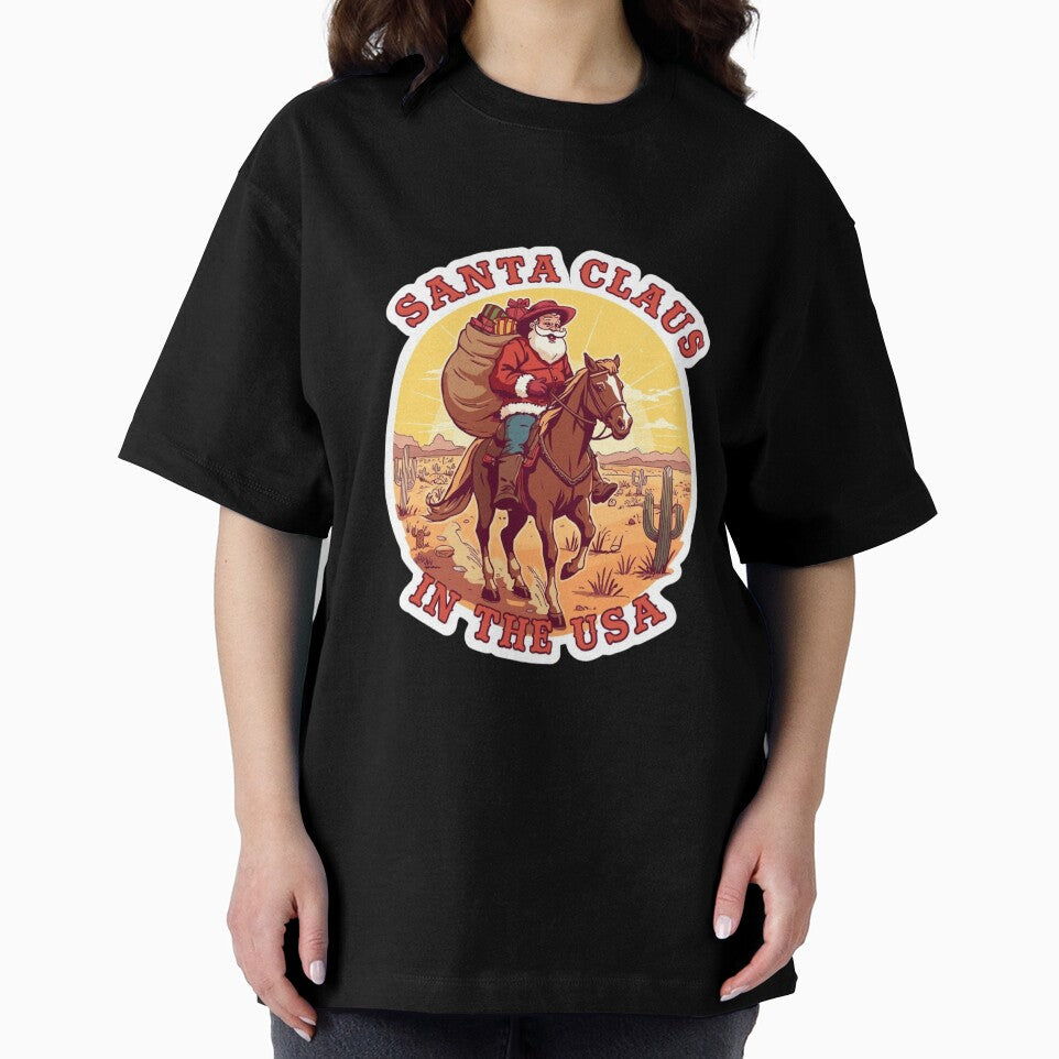 Merry Christmas – Santa Claus Cowboy in the USA by AndrewYoko