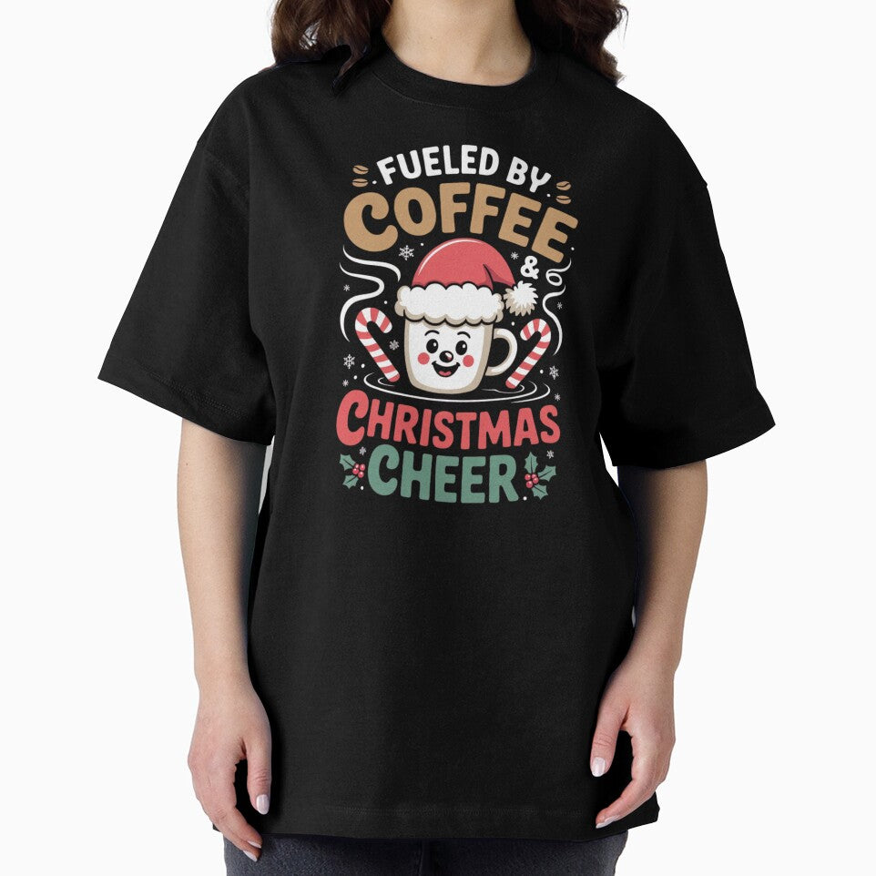 Fueled by Coffee and Christmas Cheer Funny Holiday Design by DailyInkWear