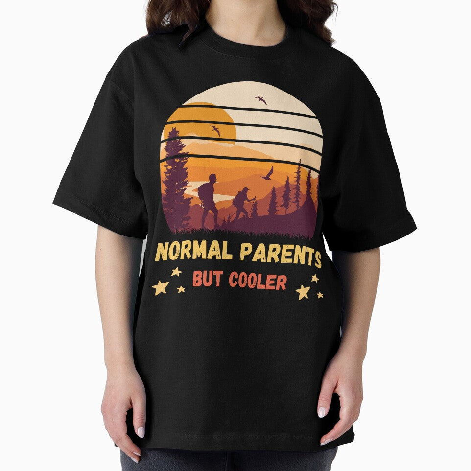 Normal Parents But Cooler Hiking Fun T-Shirt by Gracjan Mikitin