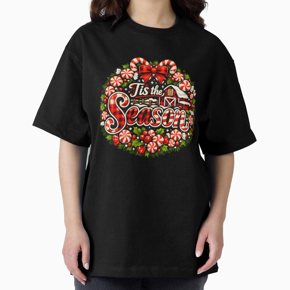 'Tis the Season Candy Cane and Peppermint Christmas Design by KristenosNehk