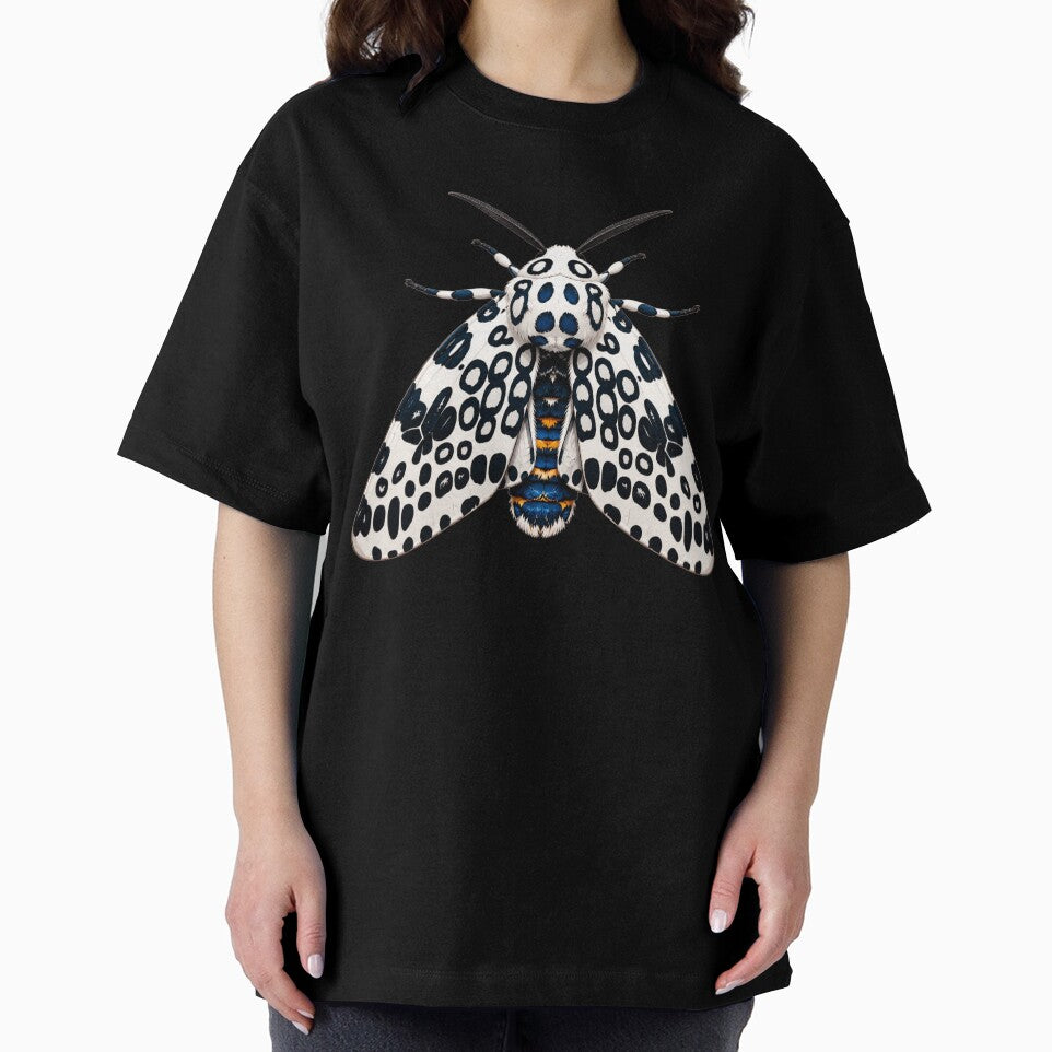 Giant Leopard Moth Hypercompe scribonia Cartoon Style by Harpagann
