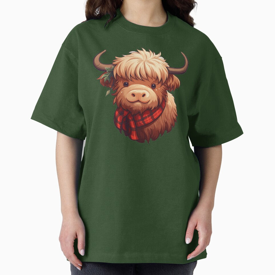 Christmas highland cow by Covent Vaughn
