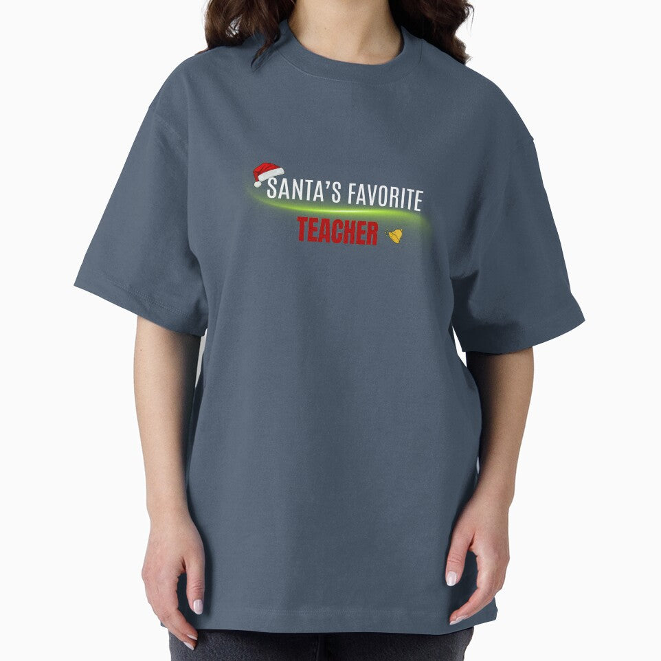 Santa’s Favorite Teacher Christmas Shirt by TRaluca