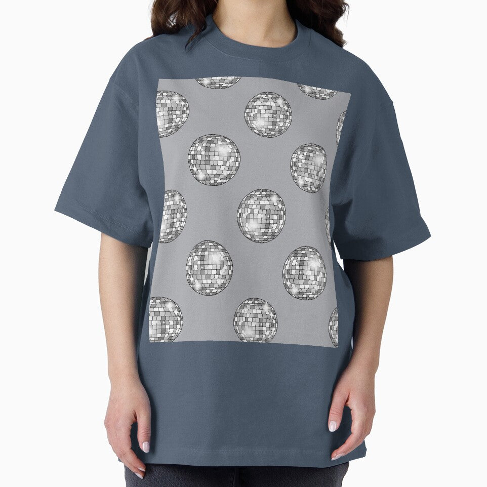 Silver Disco Balls Polka Dots by IrishVikingDesigns
