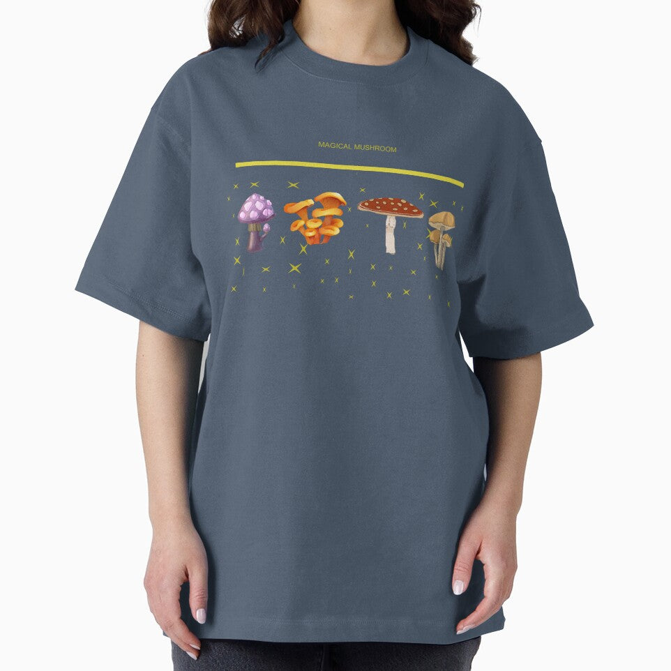 Aesthetic Mushroom Shirt, Magic Mushroom Shirt, Botanical Shirt by merry marley