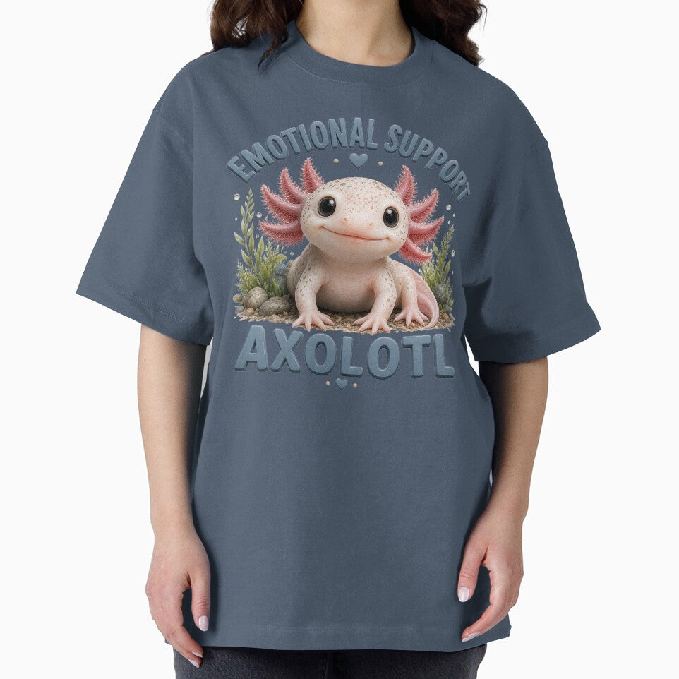 Cute Emotional Support Axolotl by Weirdwildco69
