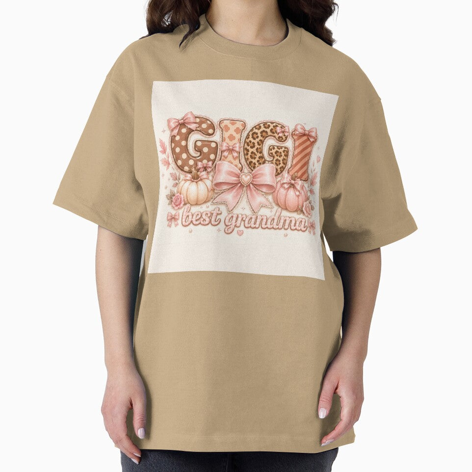 Pink Fall Grandma Sweatshirt Coquette Bow Grandmother Best Grandma by Yellowriversss