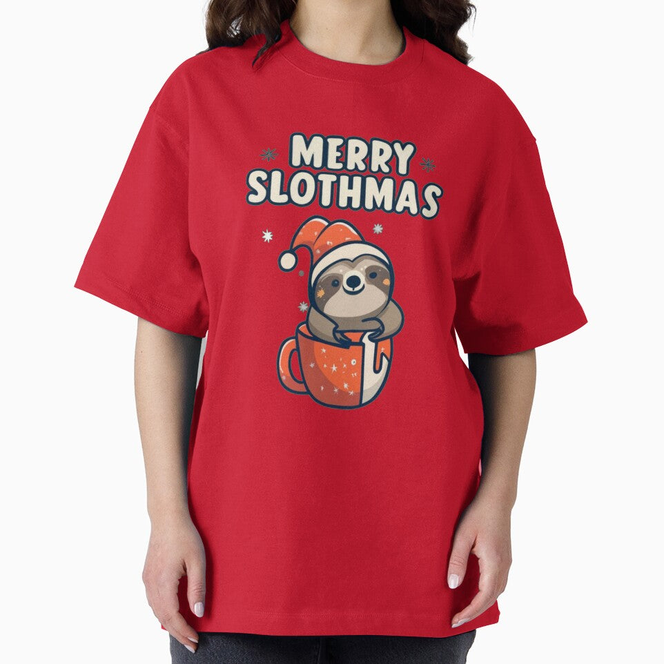 Cute Merry Slothmas Hot Chocolate for Sloth Fanatics by Laugh-Lines