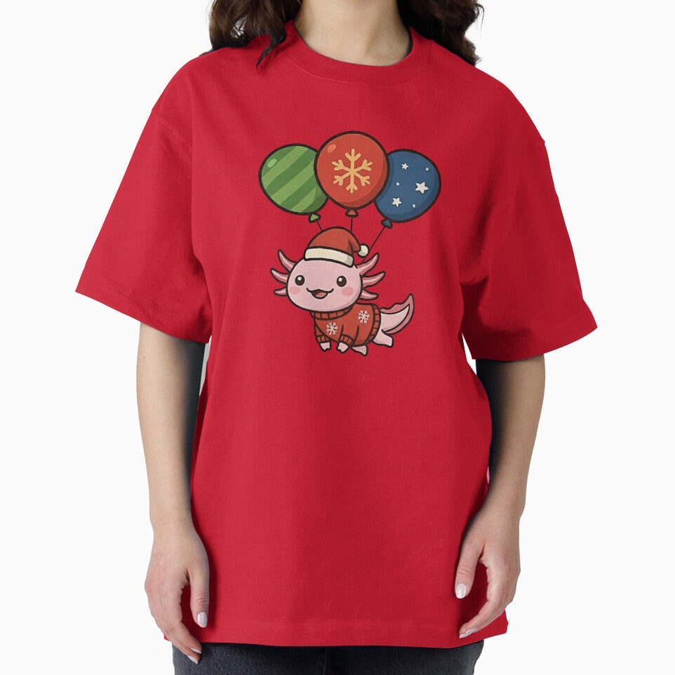 Funny Axolotl Merry Christmas Animal Lover Xmas Boys Girls Kids by FurryHavenPH