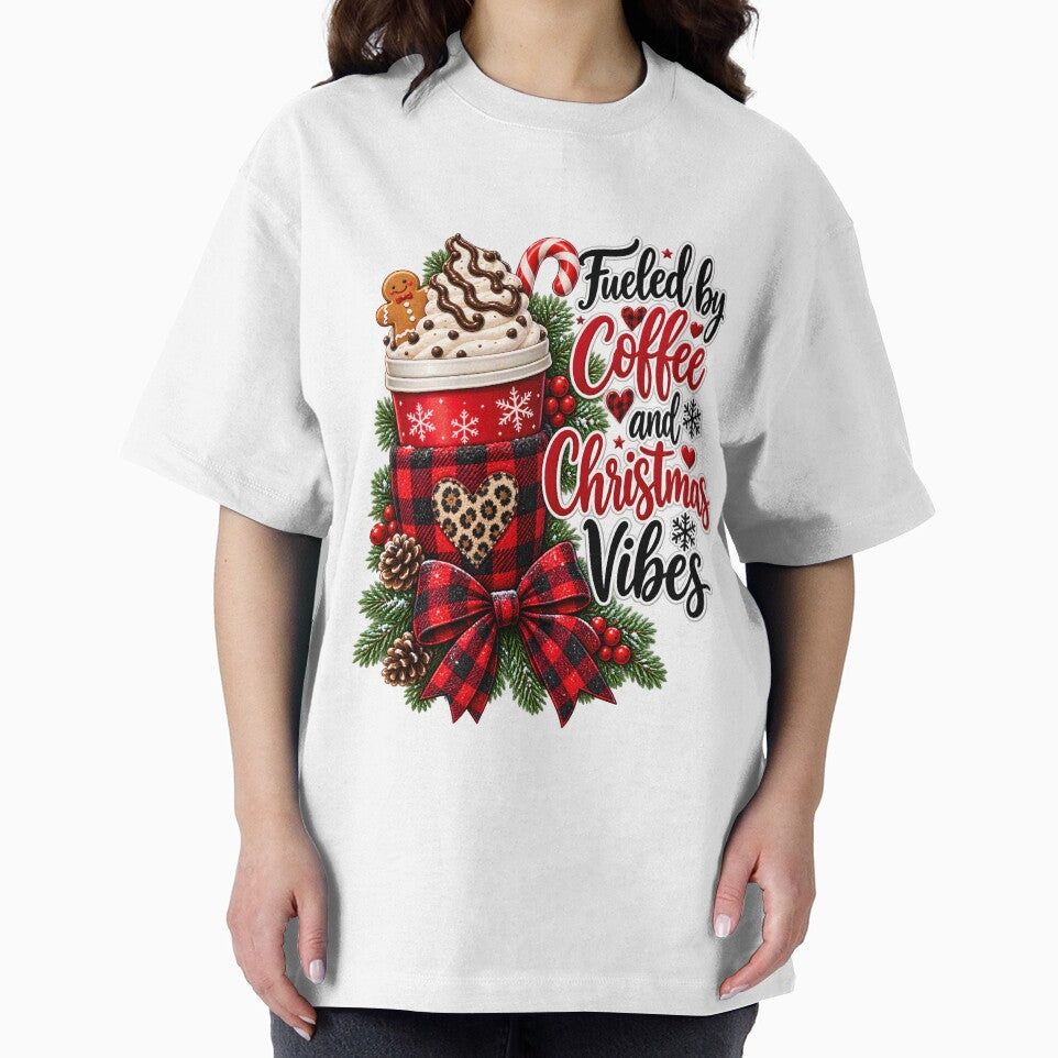 Fueled by Coffee and Christmas Vibes Cozy Holiday Design by TinyWeird