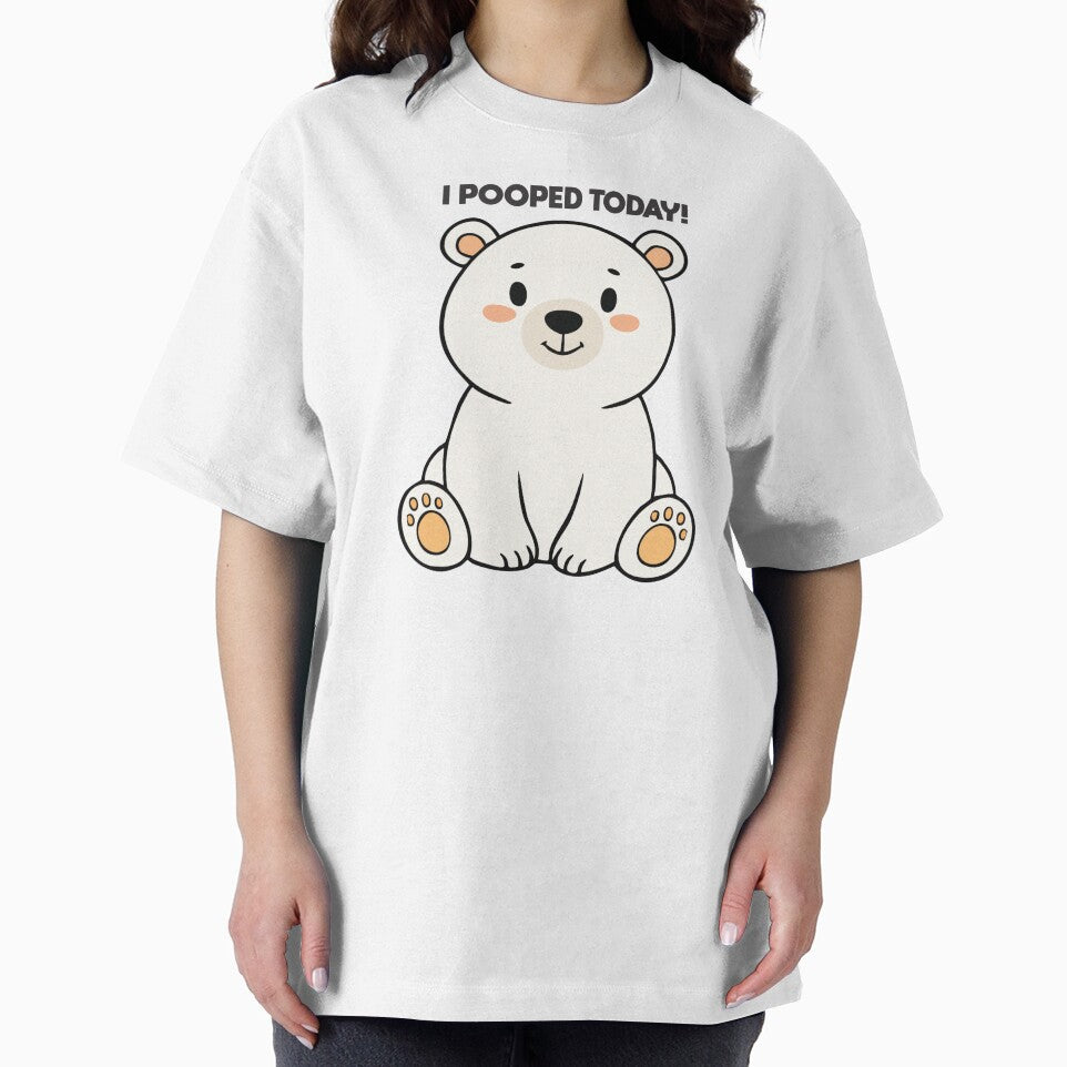 I Pooped Today Polar Bear by DalePrestonArt