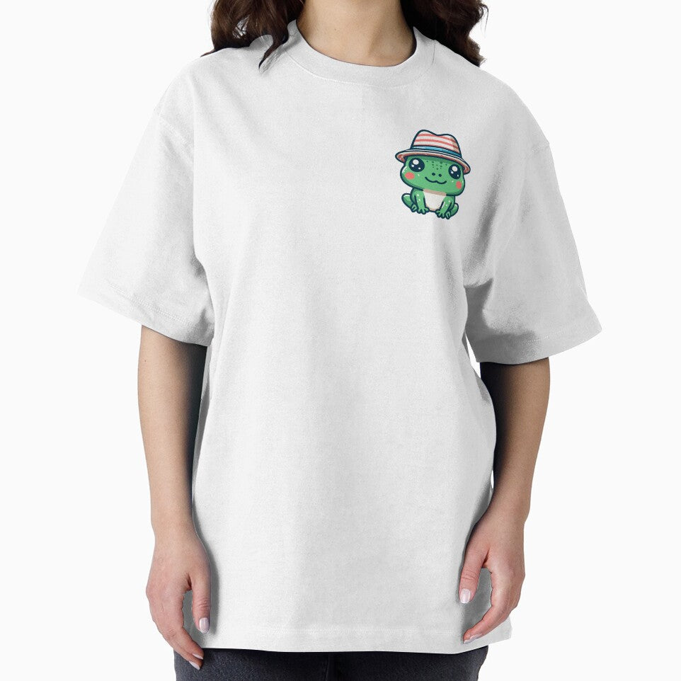 Stylish Frog with Hat by ArtfulWeave