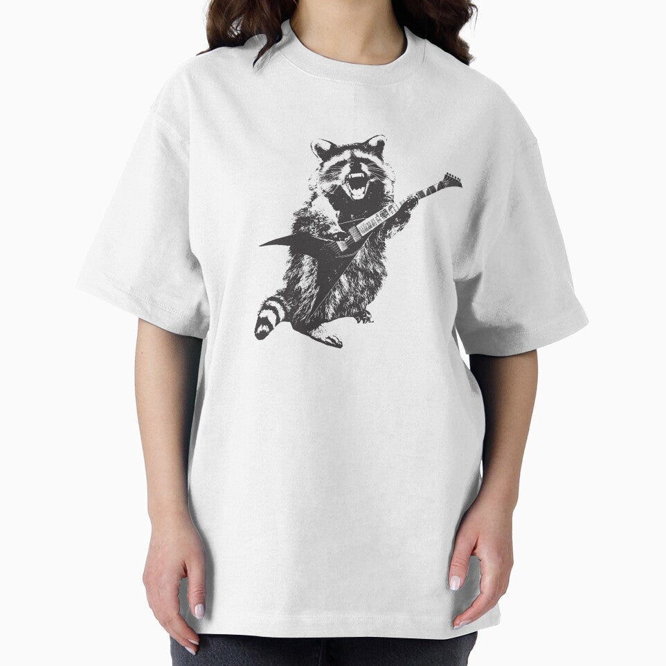 Raccoon Playing Guitar by FASLab