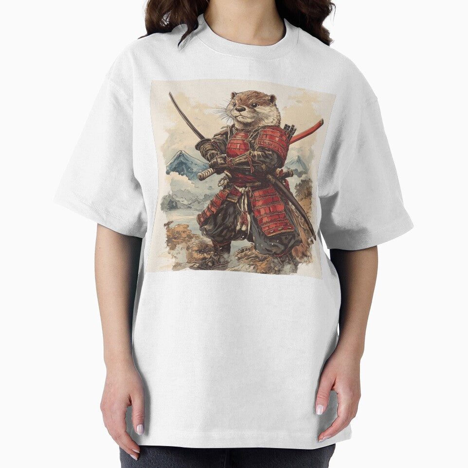 Samurai Otter Portrait by NicolasGlowArt
