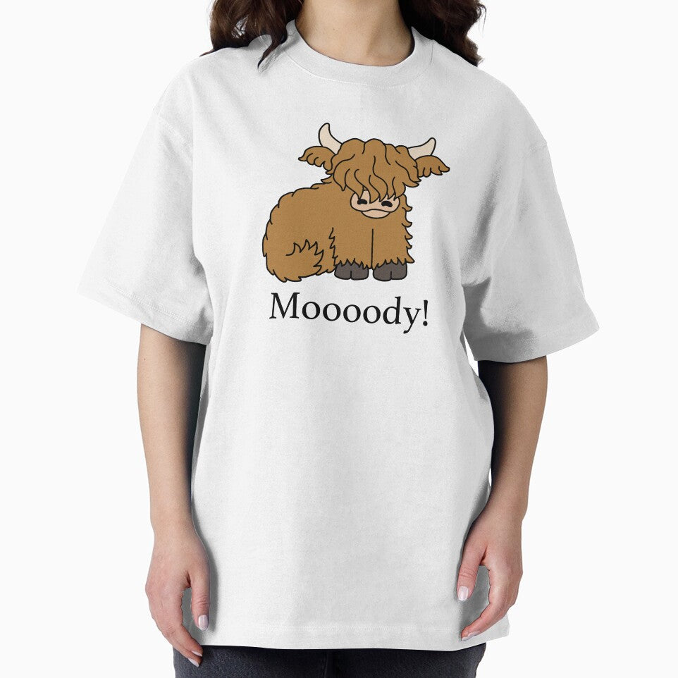 Highland Cow - Moooody moody by Scat the cat