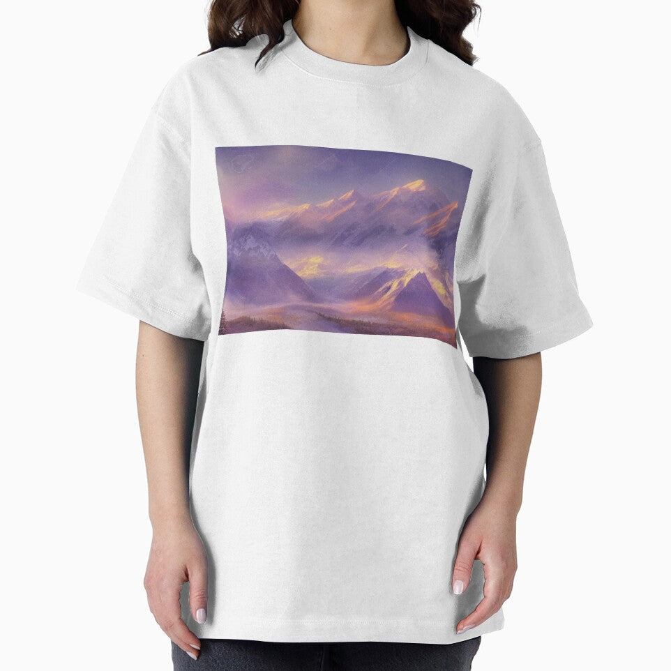 Denali National Park Ethereal digital painting with Dramatic Coloring 1 by DiatomDesigns