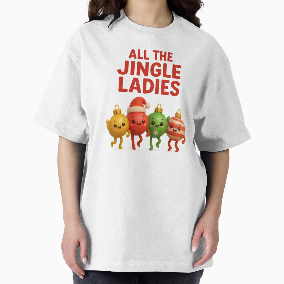 Cute Dancing Ornaments - All The Jingle Ladies | Kawaii Christmas Ornament Dance Art by Moons Studio
