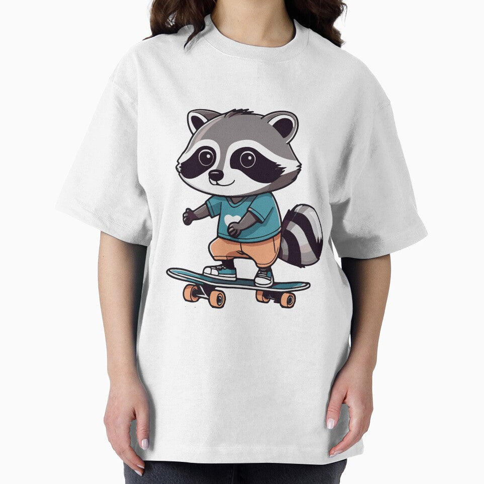 Raccoon On A Skateboard by Atlantico54