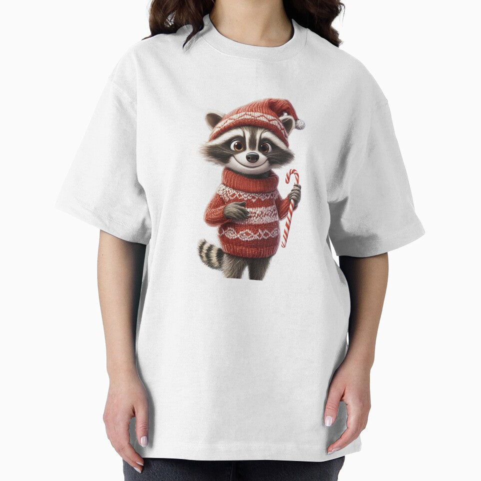 Adorable Christmas Raccoon by NicolasGlowArt