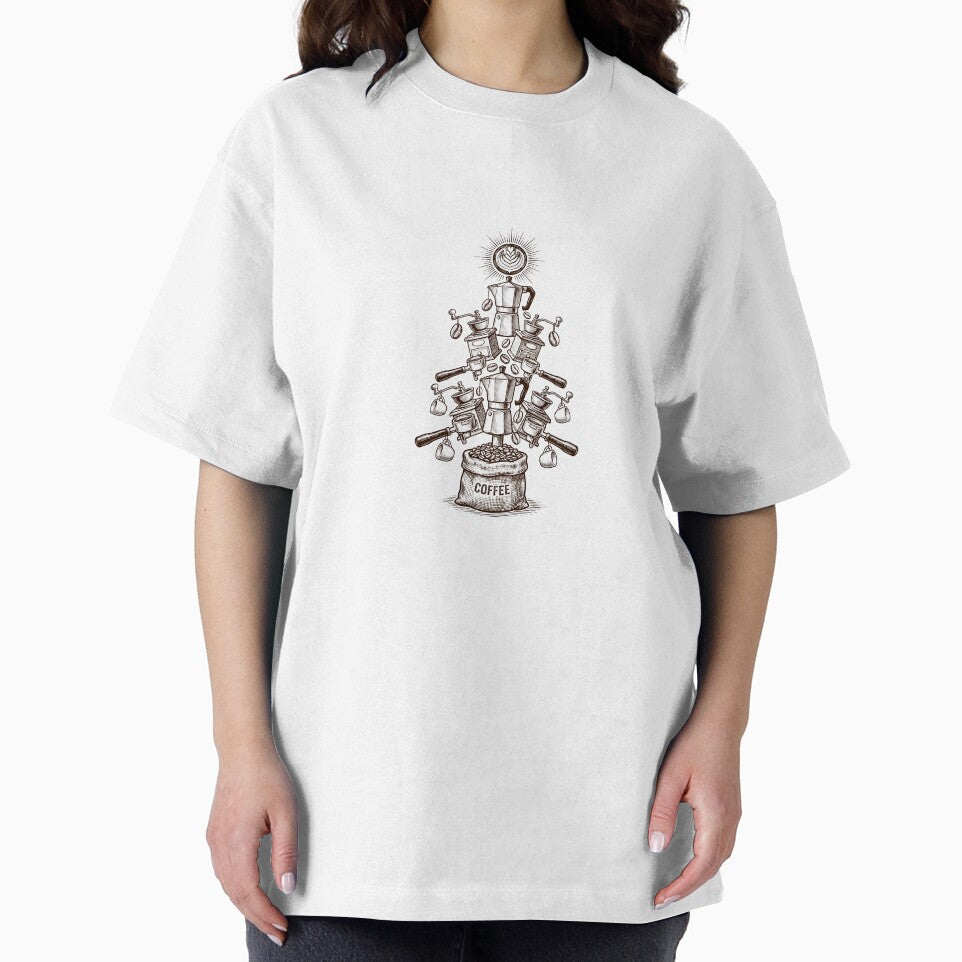 Coffee Christmas Tree – Barista Holiday Design by Imaginationbeyond
