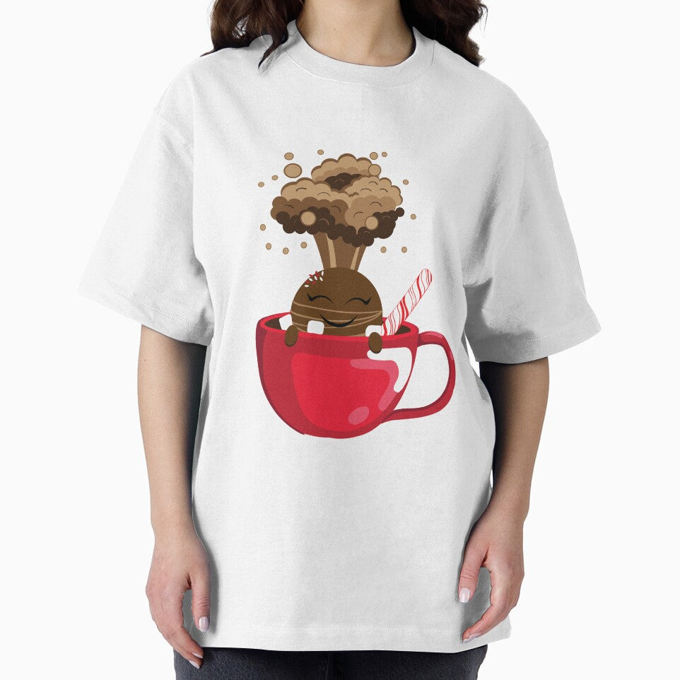 Cute Kawaii Hot Chocolate Bomb in Mug Design by Oohkittymeow