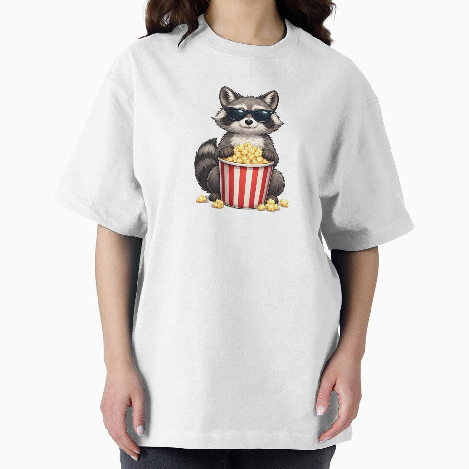 Sneaky Raccoon Popcorn by Icareis-Studios