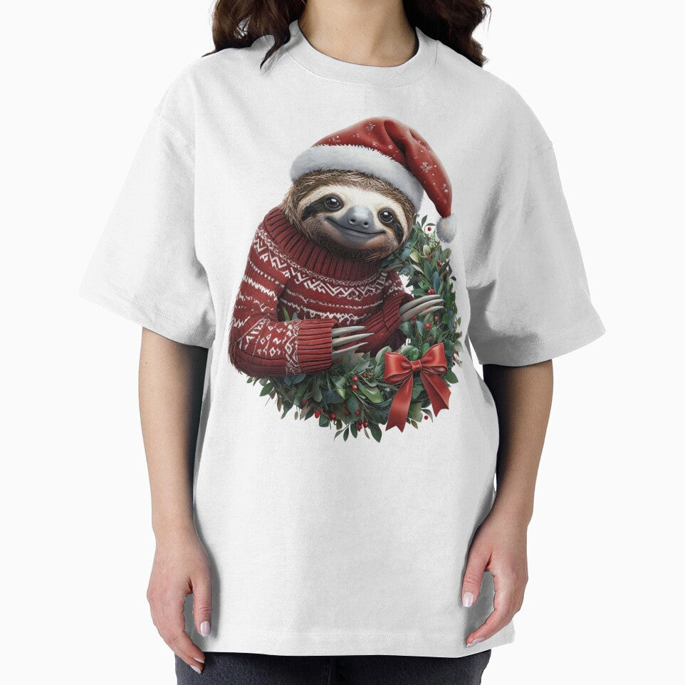 Festive Sloth by JonysCreativeDesigns