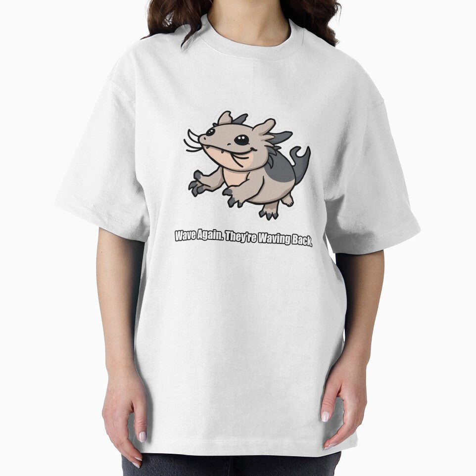 Axolotl - Wave Again Theyre Waving Back - Funny Axolotl Gift by pawdrops