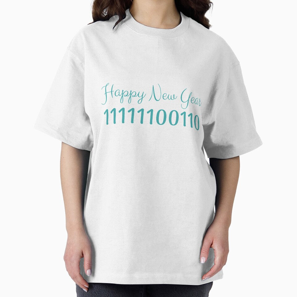 Happy 2022 Binary Italics by trendingatees