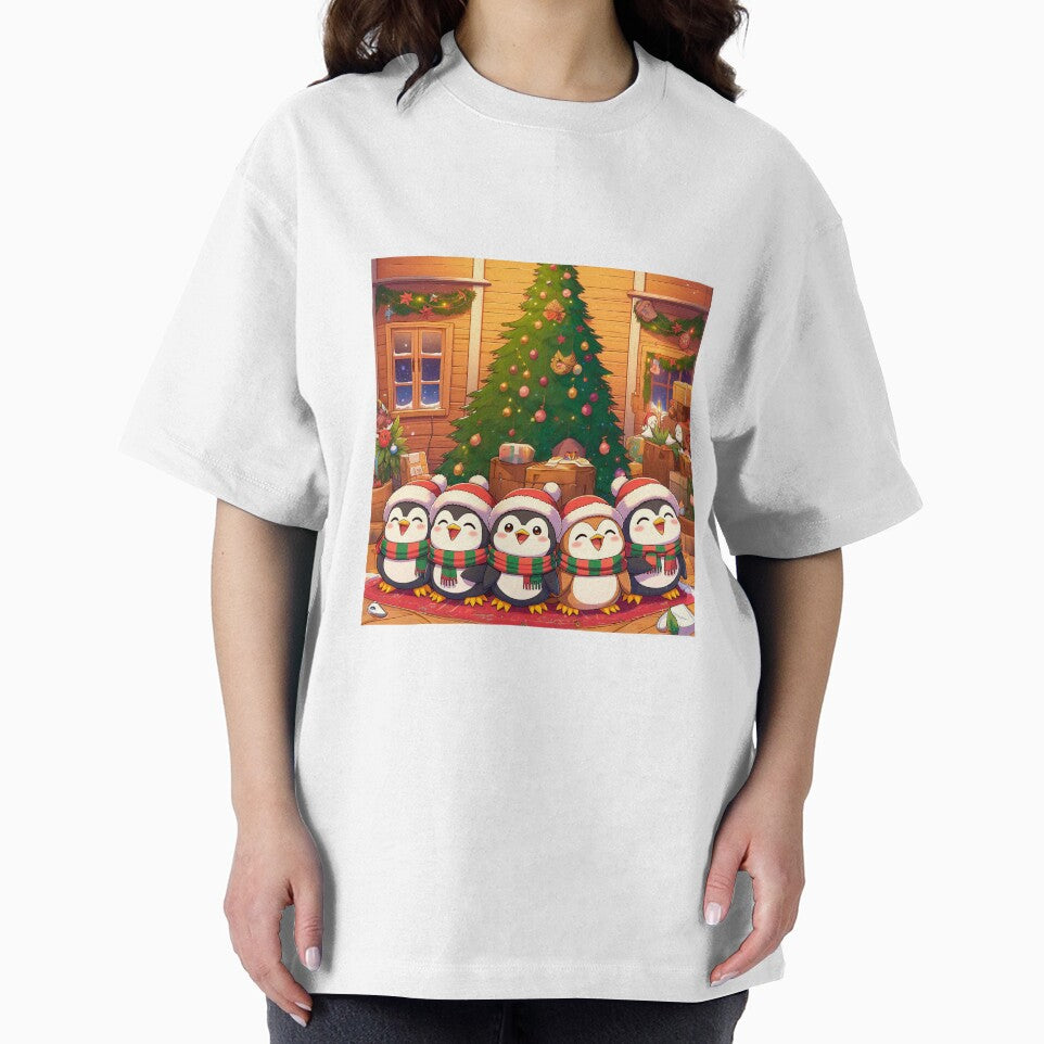Little Penguins Singing Christmas by Targa-desing