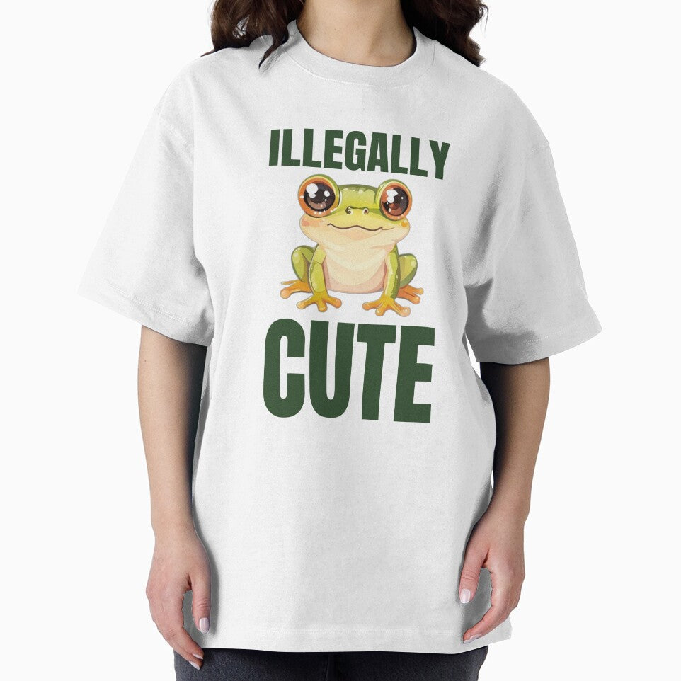 Illegally Cute Funny Baby Frog by DreamDesignWear