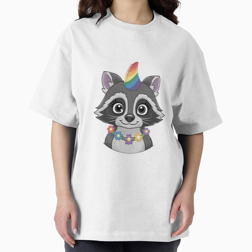 Rainbow Raccoon by NicolasGlowArt