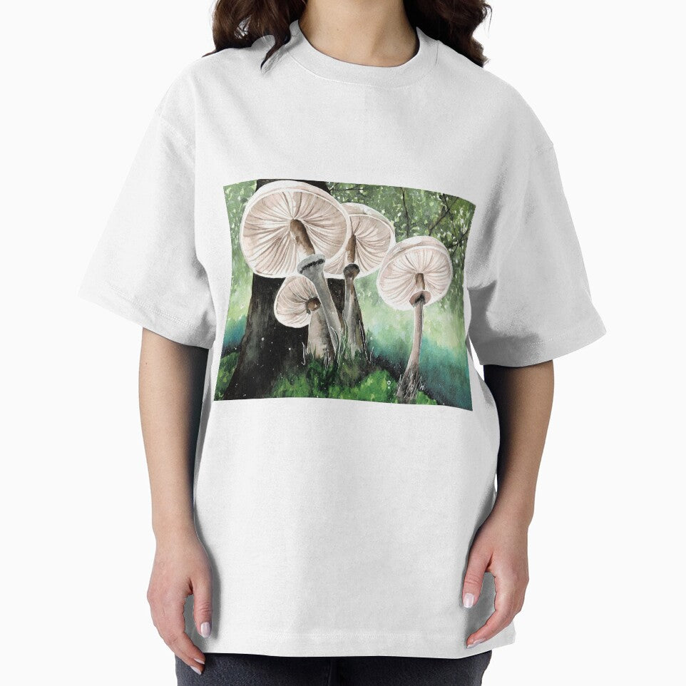 Four toadstool mushrooms by TwoFullMoonsArt