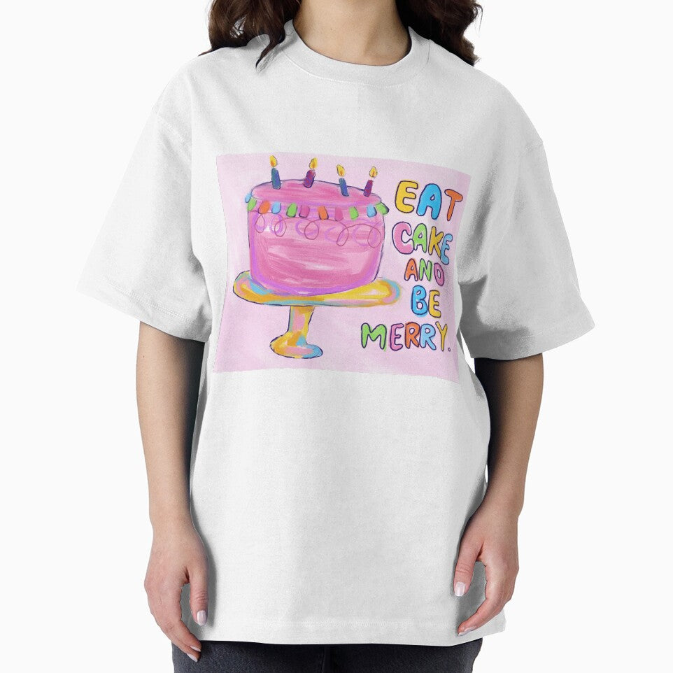 Eat Cake and Be Merry Christmas Cake Design by kenzie-cake