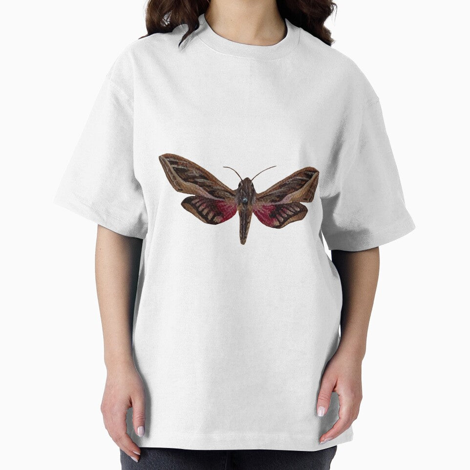 silver striped hawk moth by kaitlynyaru.art