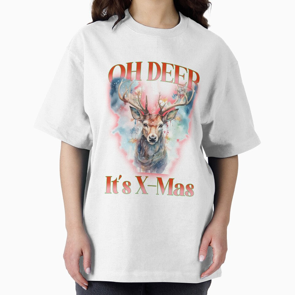 Cute Reindeer Christmas Xmas wish by OliveAndSnow