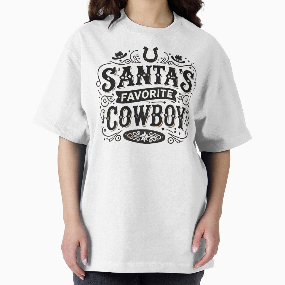 Santa's favorite cowboy Western Christmas spirit by Meandmyshop