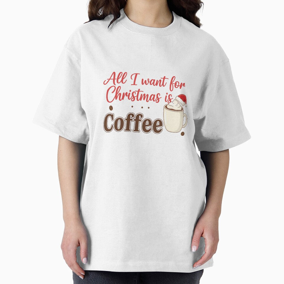 All I Want for Christmas is Coffee – Funny Christmas design for coffee lovers by Khatare