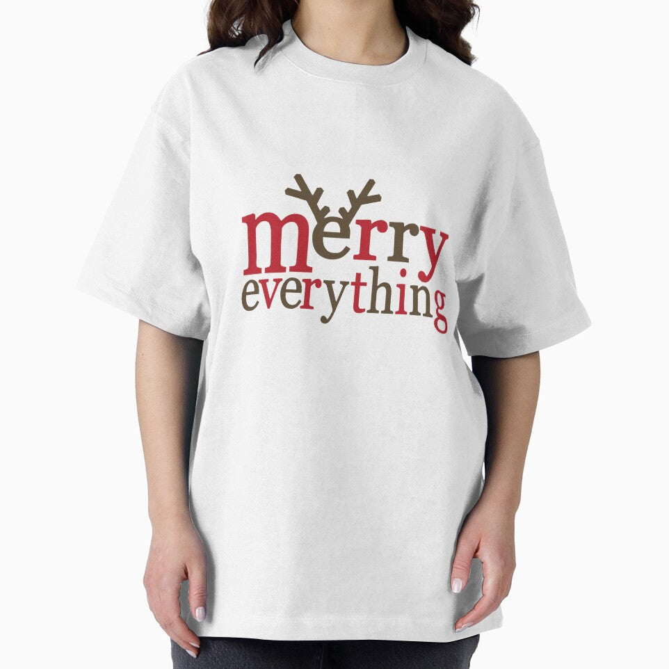 Merry Everything - Reindeer Christmas by creativepod