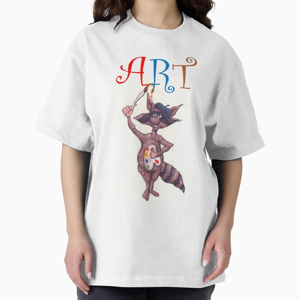 Artistic Raccoon by sneakycows
