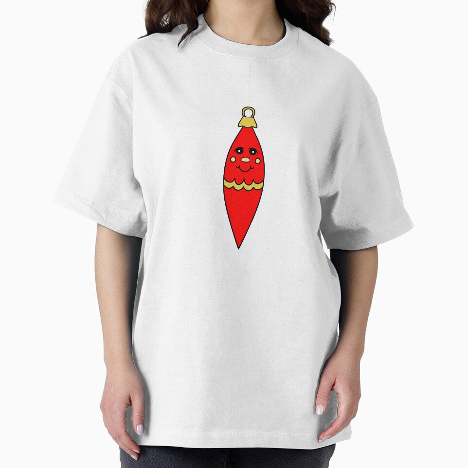 Red Christmas Ornament by Sartoris Art