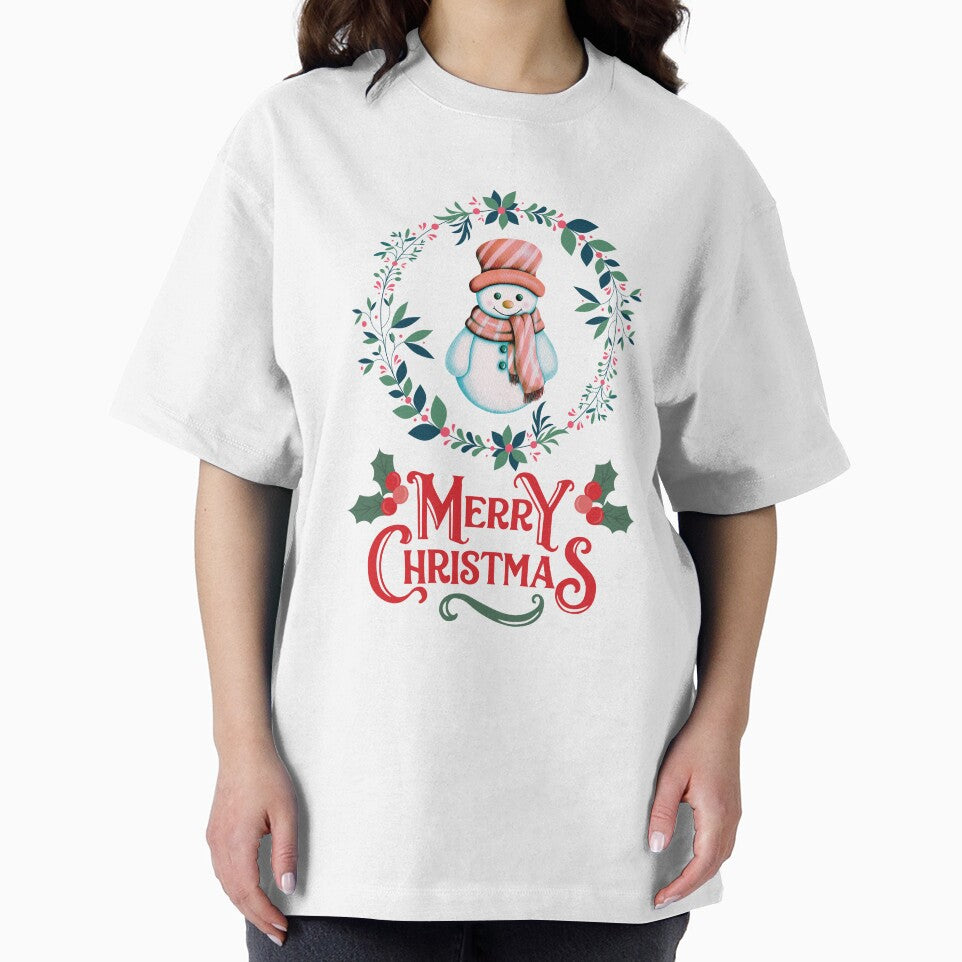HAPPY SNOWMAN MERRY CHRISTMAS by The Pink Rebel