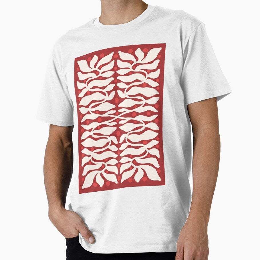 Abstract Christmas Design in Red and White by PrancingPumpkin