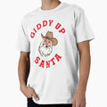 Giddy Up Santa" Cowboy Christmas Holiday Western Graphic by  MOHAMED