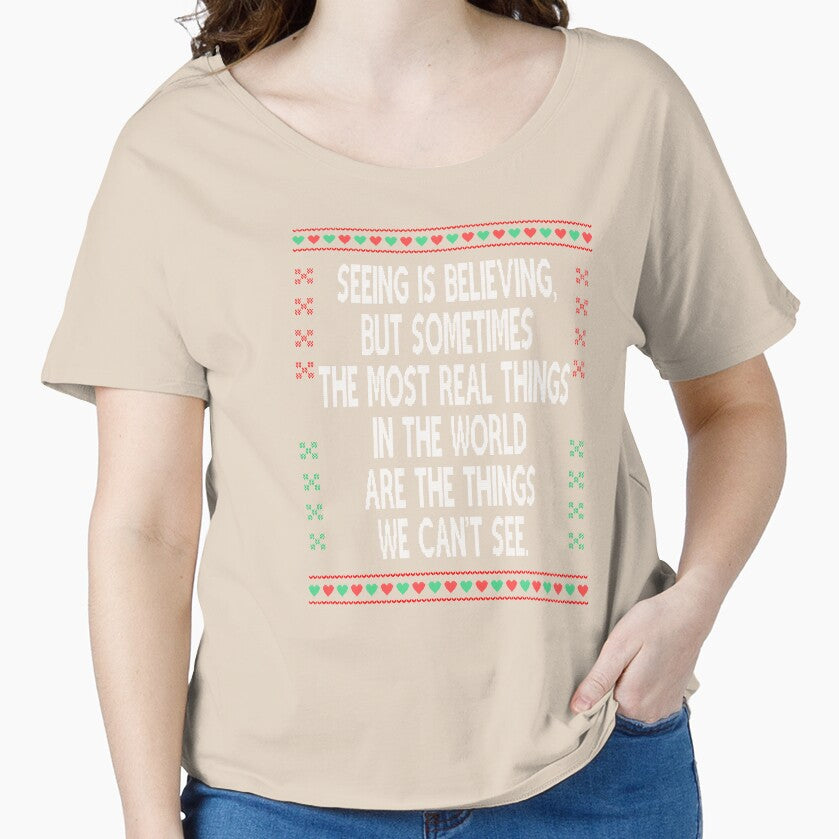Seeing is believing Christmas Movie Quote Funny by Sunnyhova