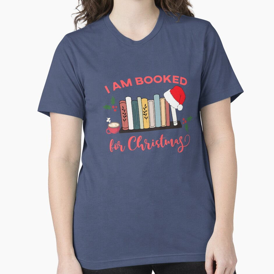 I'm  booked for Christmas, book lover, readers, holiday reading, writers, funny Christmas. by cocochi